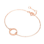 Bracelet Colombe Acier inoxydable Or Rose Jardin des Bijoux