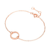 Bracelet Colombe Or Rose Acier Inoxydable Jardin des Bijoux