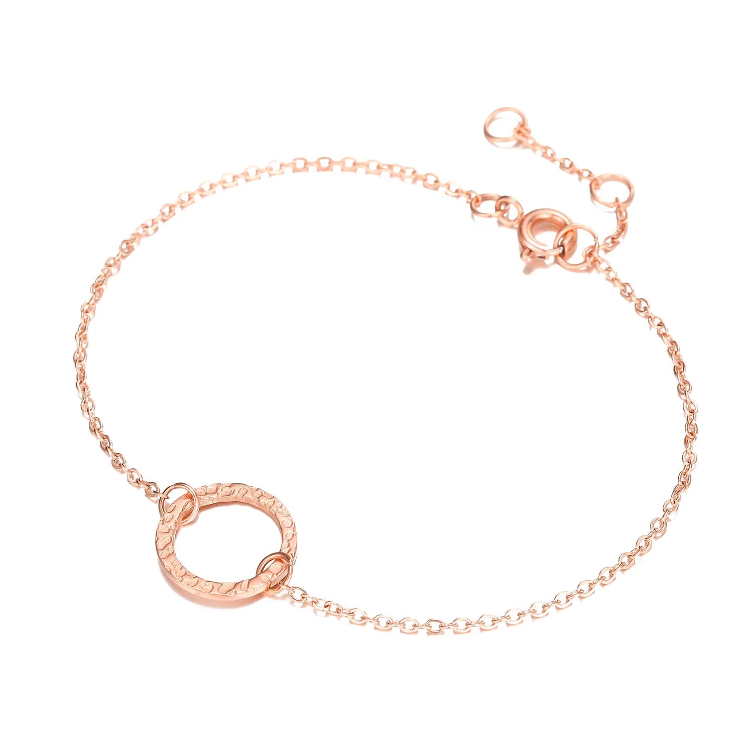 Bracelet Colombe Acier inoxydable Or Rose Jardin des Bijoux