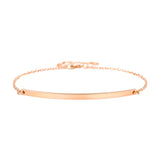 Bracelet Fuji Acier inoxydable Or Rose Jardin des Bijoux