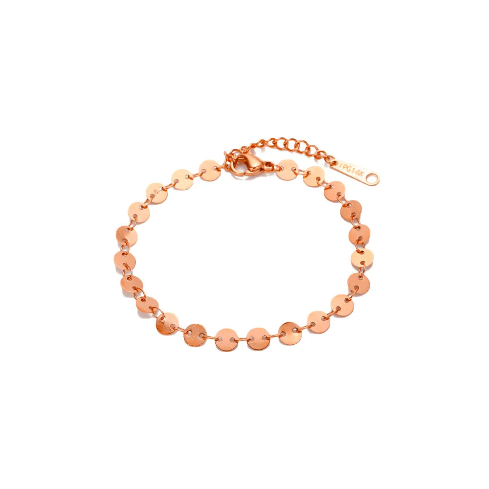 Bracelet Lana Or Rose Acier Inoxydable Jardin des Bijoux