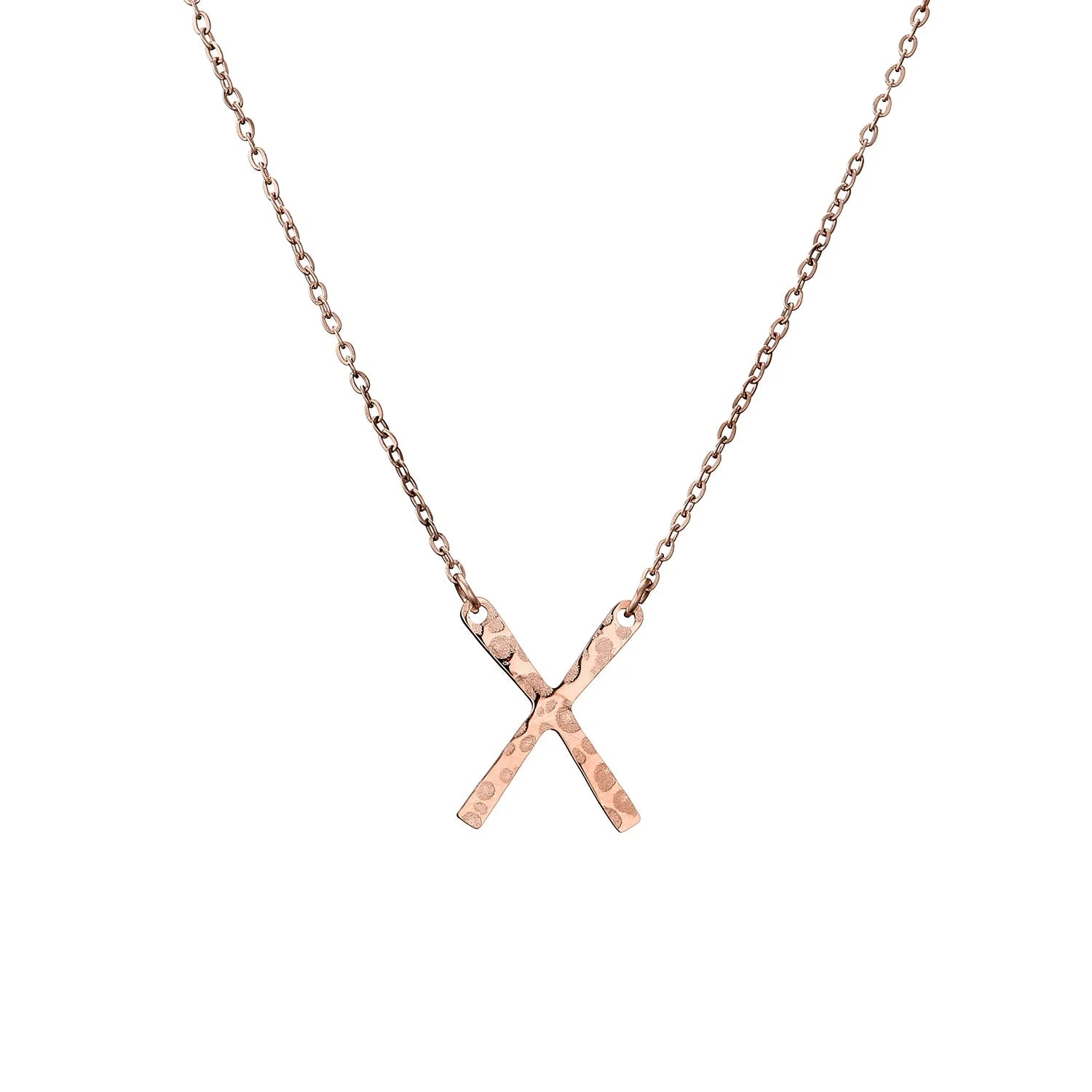 Collier Alex Or Rose Acier Inoxydable Jardin des Bijoux