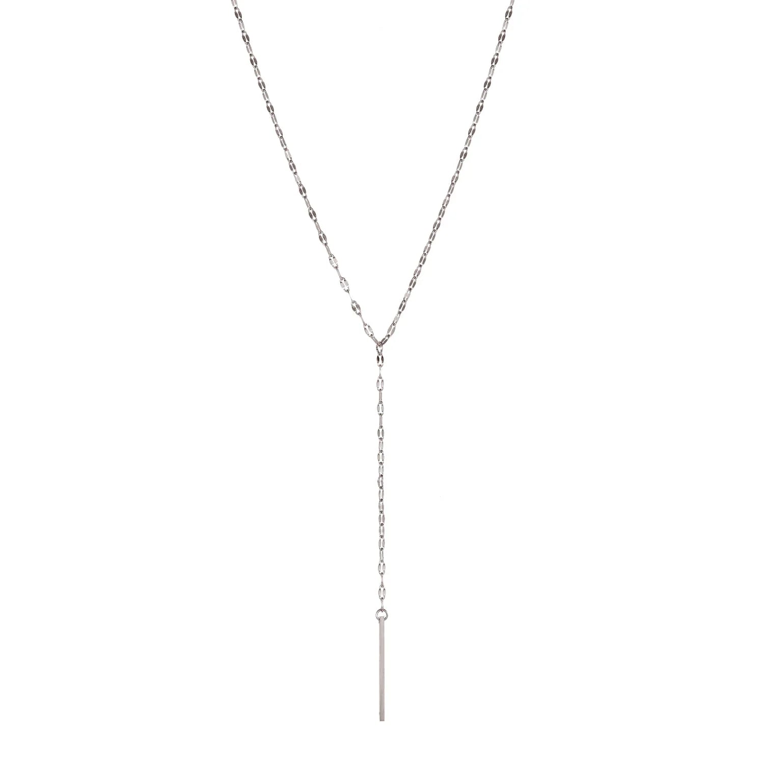 Collier Ledo Acier inoxydable Argent Jardin des Bijoux