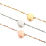 Collier Lomé Acier inoxydable Or Rose Jardin des Bijoux