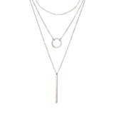 Collier Nairobi Composition Argent Jardin des Bijoux