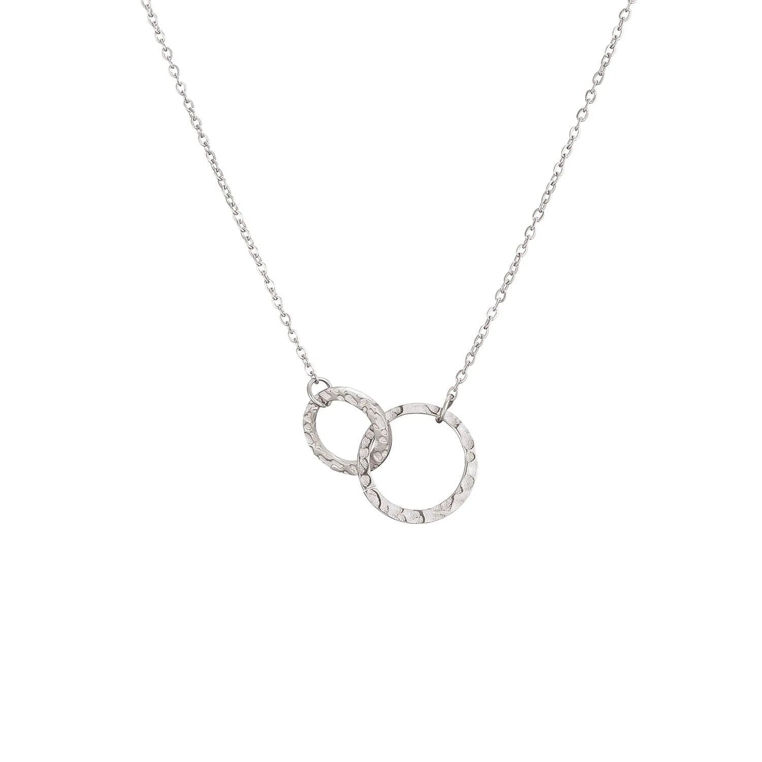 Collier Omessa Acier inoxydable Argent Jardin des Bijoux