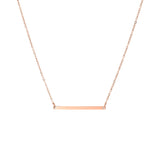 Collier Tokyo Or Rose Acier Inoxydable Jardin des Bijoux