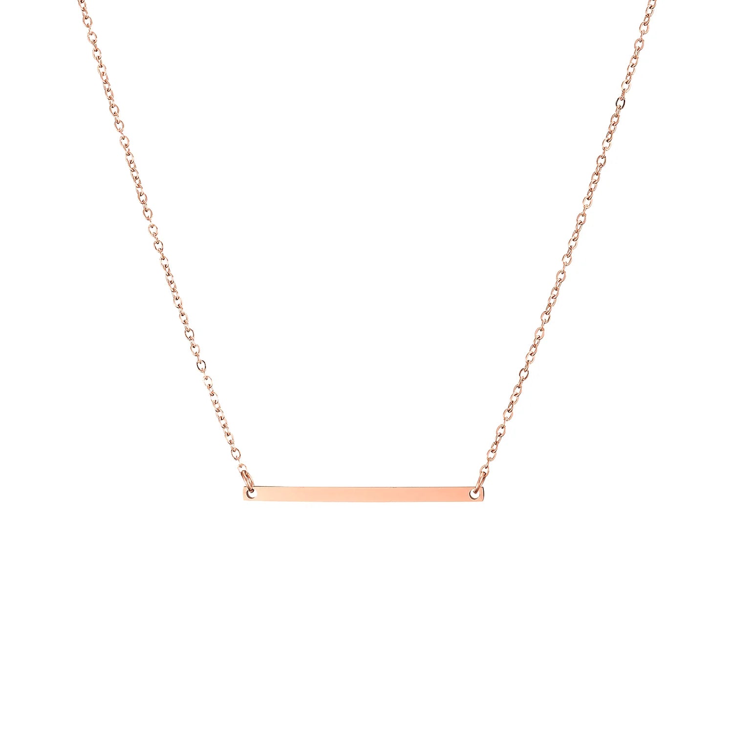 Collier Tokyo Acier inoxydable Or Rose Jardin des Bijoux