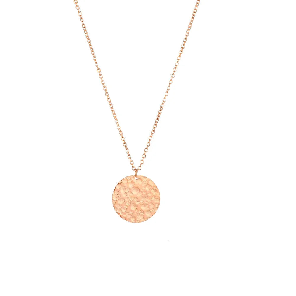 Collier Untold Acier inoxydable Or Rose Jardin des Bijoux