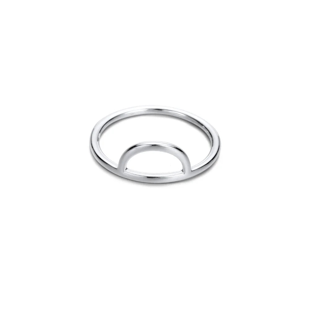 Bague Lexie Acier inoxydable Argent / 49 Jardin des Bijoux