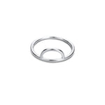 Bague Lexie Argent / 49 Acier Inoxydable Jardin des Bijoux