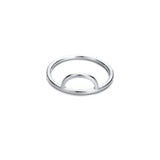 Bague Lexie Argent / 49 Acier Inoxydable Jardin des Bijoux