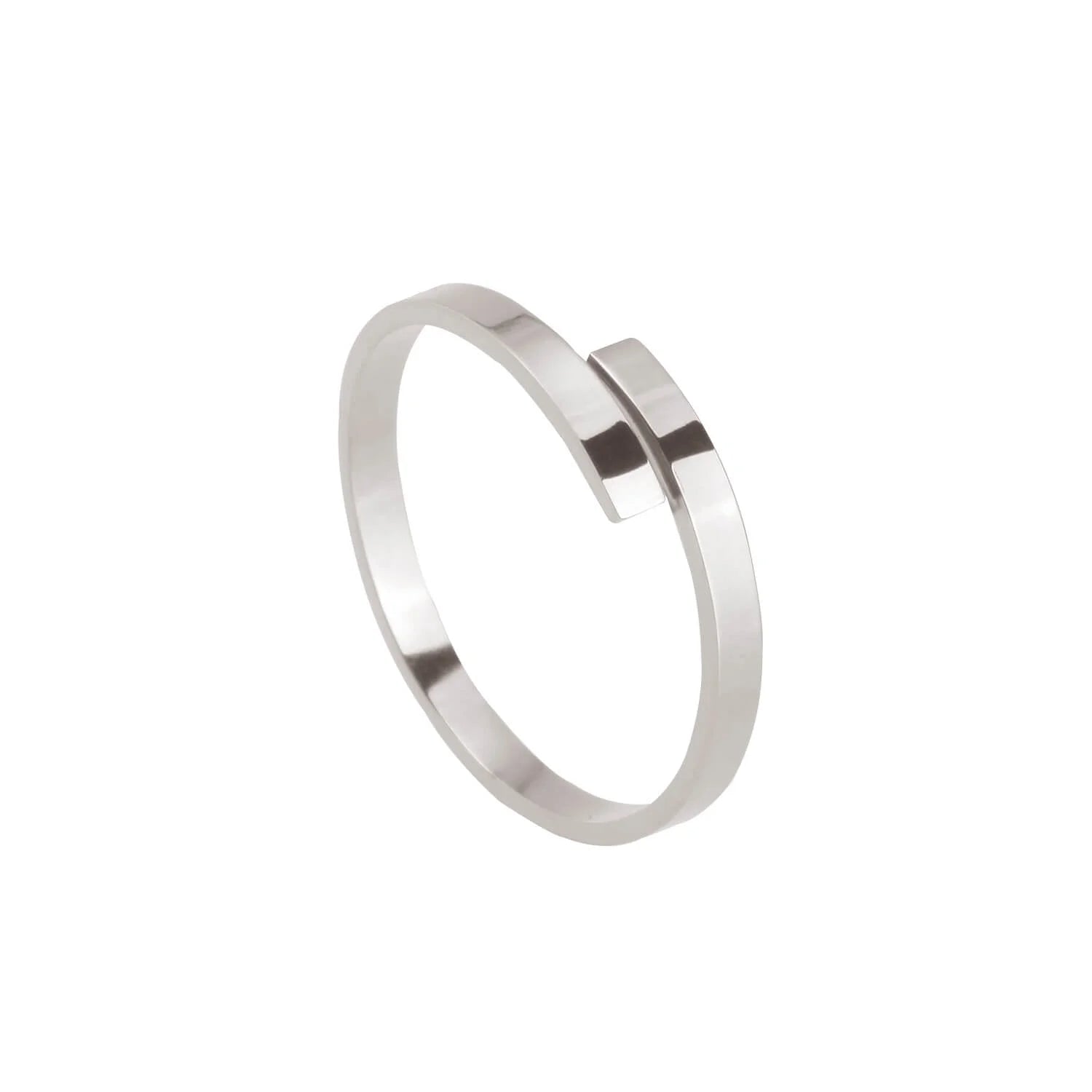 Bague Mila Acier inoxydable Argent / 54 Jardin des Bijoux