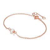 Bracelet Anthemis Acier inoxydable Or Rose Jardin des Bijoux