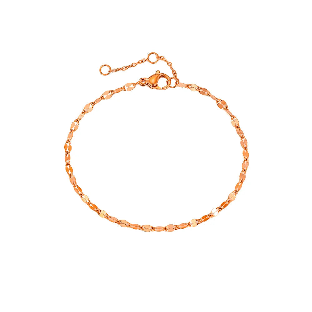 Bracelet Naos Or Rose Acier Inoxydable Jardin des Bijoux