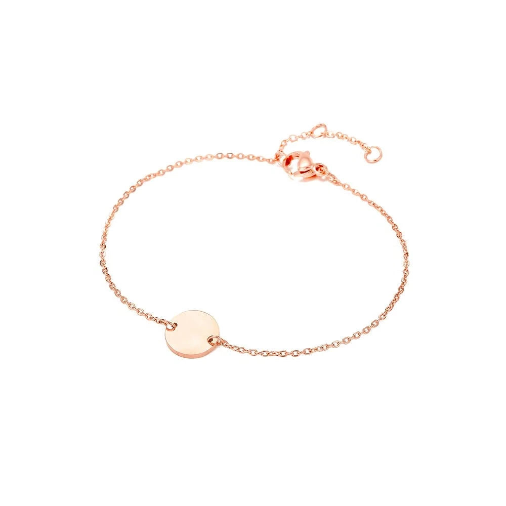 Bracelet Solstice Or Rose Acier Inoxydable Jardin des Bijoux