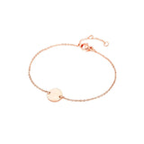 Bracelet Solstice Or Rose Acier Inoxydable Jardin des Bijoux