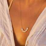 Collier Bora Acier inoxydable Or Jardin des Bijoux