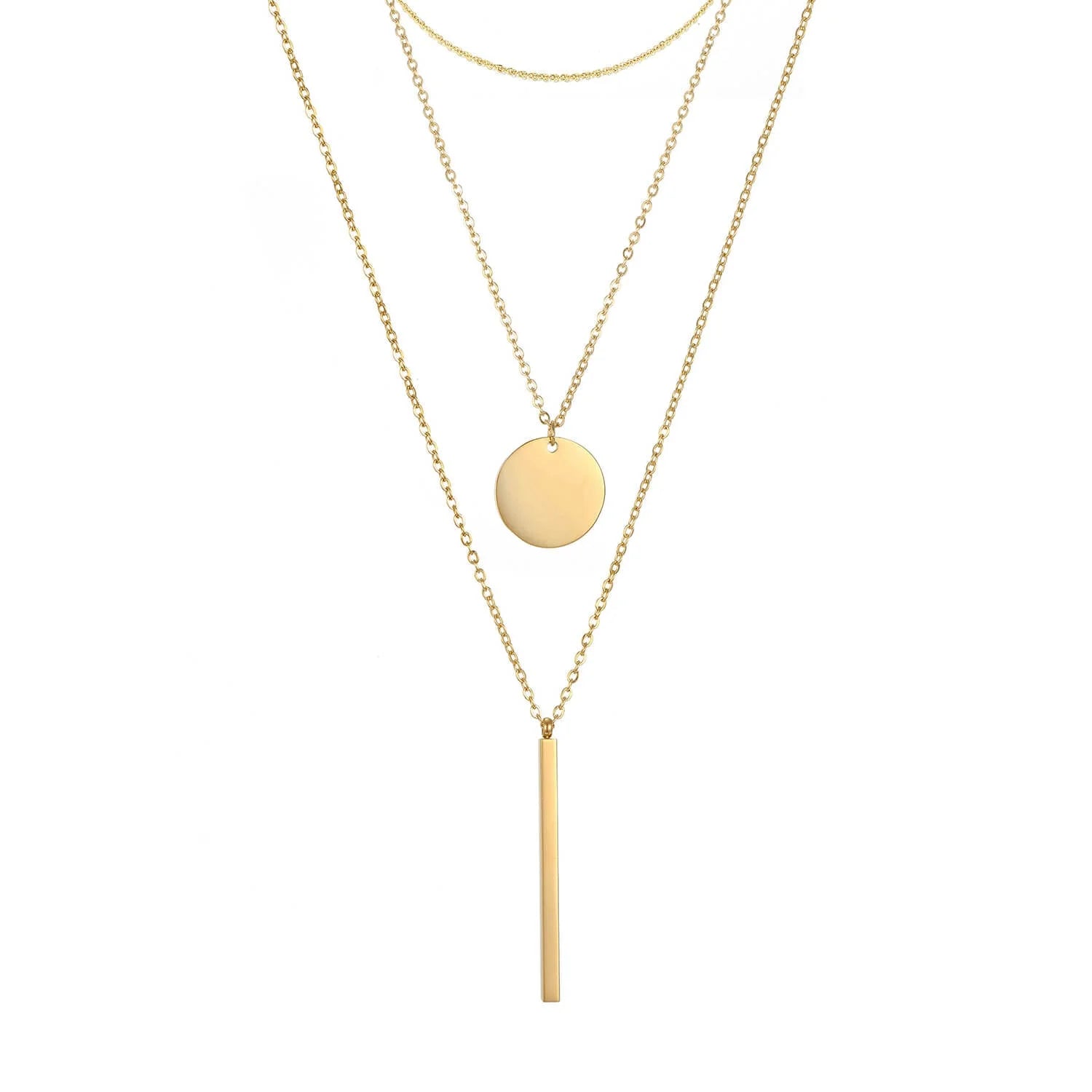 Collier Iroquois Composition Or Rose Jardin des Bijoux