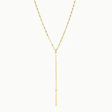 Collier Ledo Acier inoxydable Or Jardin des Bijoux