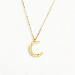 Collier Luna Or Acier Inoxydable Jardin des Bijoux